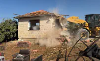 צילום: דוברות עשרות מבנים בלתי חוקיים של פלסטינים נהרסו