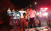 צילום: דוברות מד"א הרוג ופצועה קשה בתאונה סמוך לרכסים