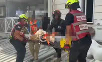צילום: כבאות והצלה לישראל נפלה מהקומה השישית - ונחתה על פרגולה