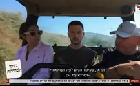 Courtesy of Channel 13 News Metula resident surprises reporters with praise for minister