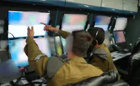 צילום: דובר צה"ל כך מתבצע יירוט בסוללת כיפת ברזל