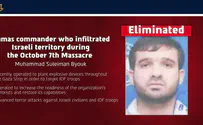 IDF spokesperson IDF takes out October 7 Hamas commander in Gaza