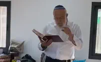צילום: מתוך השיעור הרב אנגל התרגש ובירך "מציב גבול אלמנה"
