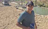 צילום: דביר עמר המעיין שבו נרצח נתנאל שקרון הי"ד מתרחב