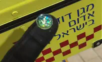 צילום: מדא התינוק הכחיל - החובש שלף את קישוט הסוכה