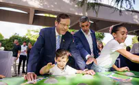 צילום: שלו שלום נשיא המדינה פתח את סוכתו לאזרחי המדינה