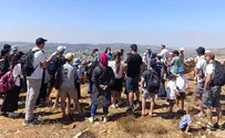 צילום: דוברות עשרות אלפי מטיילים בתוך יומיים בבנימין