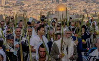 צילום: Chaim Goldbergl/Flash90 התמונה המצמררת מהושענא רבה