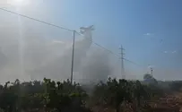 השריפה בצומת הגוש נבלמה סמוך לבתים