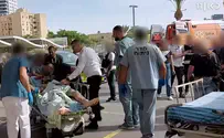 Heartbreaking moment as father finds his son in hospital on 10/7