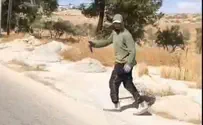 צילום: באדיבות המצלם תיעוד מהפיגוע בבנימין והמרדף אחר המחבל