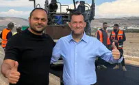 צילום: דוברות החלה סלילת הכביש החדש בין חומש לשא-נור