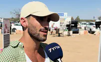 צילום: ערוץ 7 מ' המסתערב הגיע לנחם את משפחות הנובה
