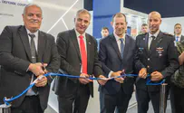 Defense Ministry spokesperson Israeli pavilion at defense exhibition in Morocco