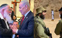 לחיצת היד של נתניהו - והרב במטווח