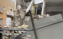 צילום: מד"א תיעוד רגע קריסת הבניין בתל אביב