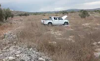 Courtesy of the photographer Jewish shepherd rammed by Palestinian Arab