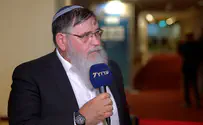 צילום: ערוץ 7 הרב שנוולד נגד מתנגדי חוק הגיוס
