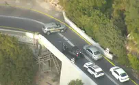 Israel Police Helicopter catches dangerous driver in northern Israel