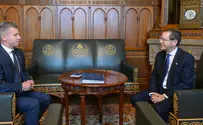 Amos Ben-Gershom/GPO Herzog meets Hungarian PM, invites him to visit