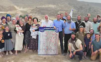 צילום: רועי חדי בוגרי ישיבת רמת גן יקימו יישוב בשומרון