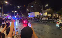 Arutz Sheva Caught on camera: Bottle thrown at Prime Minister's convoy