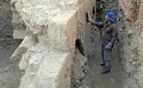 Israel news photo: IAA Regards from the Past: Ancient Water Bridge Found in Jerusalem