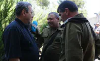Netanyahu, Barak at IDF Command and Control Exercise in North