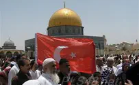 Turkish Flag Flew over Temple Mount