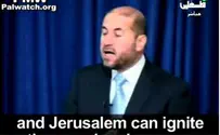 PA Minister Threatens War over Jerusalem