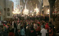 Israel news photo: Flash 90 PA to UNESCO: Bethlehem's Church of Nativity in 'Palestine'