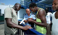 Israel news photo: Flash 90 Sudanese, Eritrean Migrant Crime Skyrockets in Tel Aviv