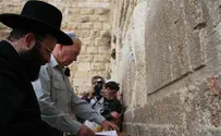 Incoming Chief of Staff Visits Kotel