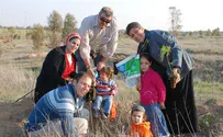 Gush Katif Committee Gush Katif Expellees Plant Trees in Honor of Tu B'Shevat