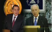 Mark Neyman/GPO/Flash90 Peres Heaps Praise on Mubarak -- a Two-Edged Sword?