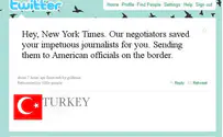 Israel news photo: Twitter Ambassador Tweets Release of 4 NY Times Reporters in Libya