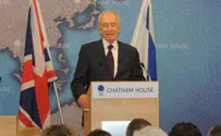 Peres Challenges British Media to be Fair; Says Time For Peace