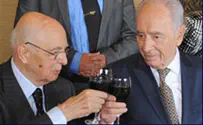 Peres to Italian Pres: Now is the Time for Israel-PA Talks