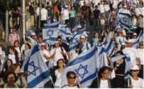 Agricultural Moshavim Sector Marches to Salute Jerusalem