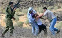 Israel news photo: Flash 90 Convicted Pro-Hamas Activist Trespasses on Jewish Land