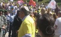 Israel news photo: INN TV Mayors Protest in Jerusalem