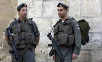 Israel news photo: Flash 90 Border Police Foil Knife Attacks in Hevron and Jerusalem
