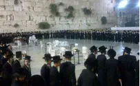 Belz Hassidim 'Conquer' Kotel Plaza