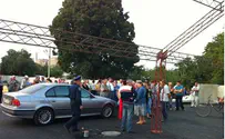 В автобус с хасидами врезался мотоциклист.