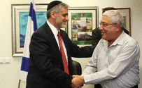 פלאש 90 Эли Ишай встретился с Дани Розеном