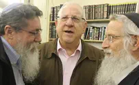 Knesset Speaker Lights Hannukiah in Threatened Home