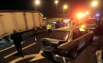 צילום: פלאש 90 נמשכת הירידה במס' הנפגעים בתאונות