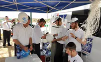 צילום: ארל'ה גרבער В дни Песаха: веселье у сотрудников ЗАКА