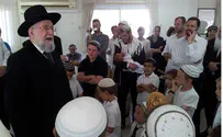 דובר מגרון Раввин Исраэль Меир Лау посетил Мигрон