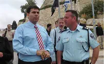MK Danon Visits Mount of Olives Police Station
